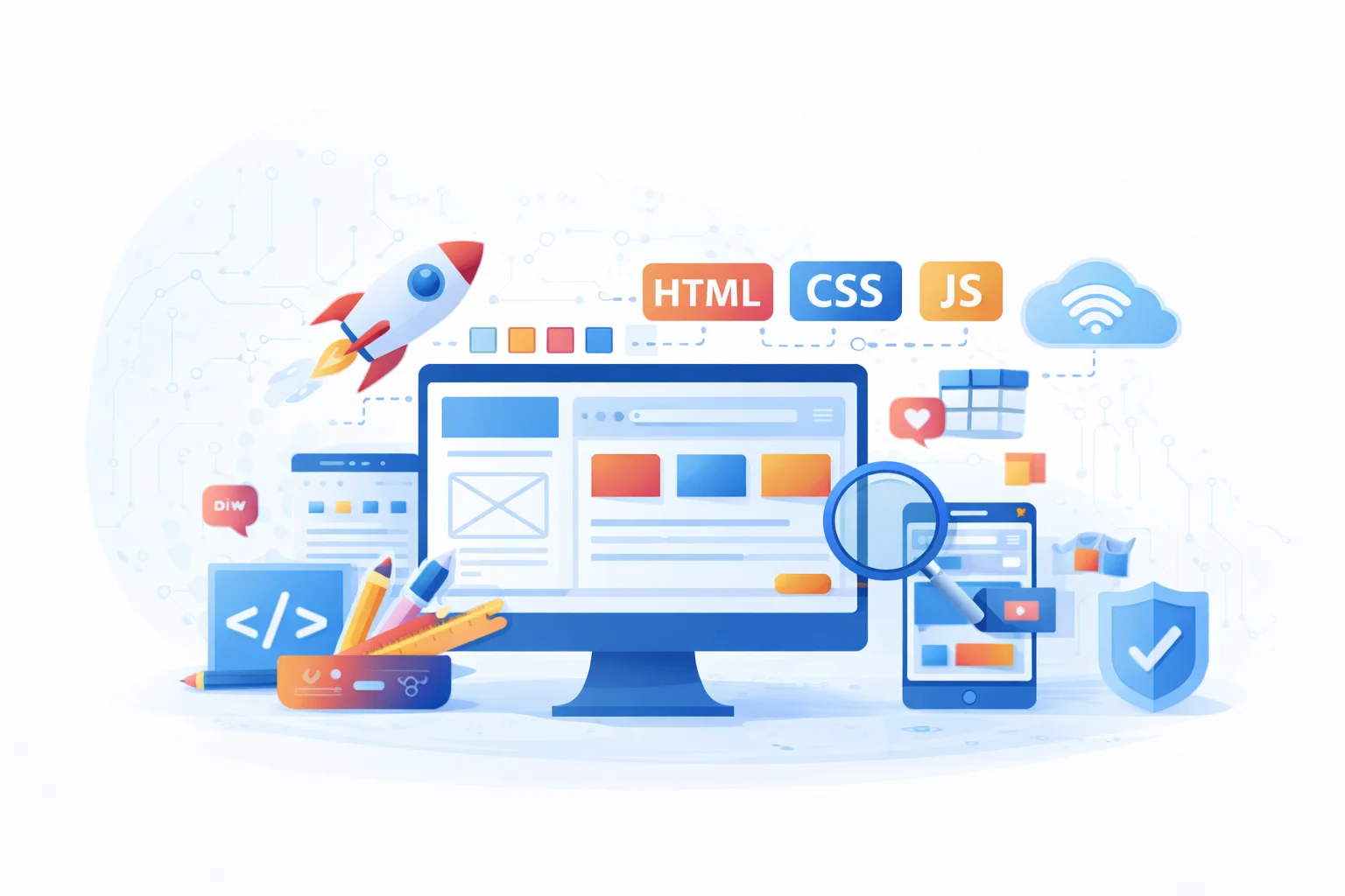 Frontend web development services for responsive UI design