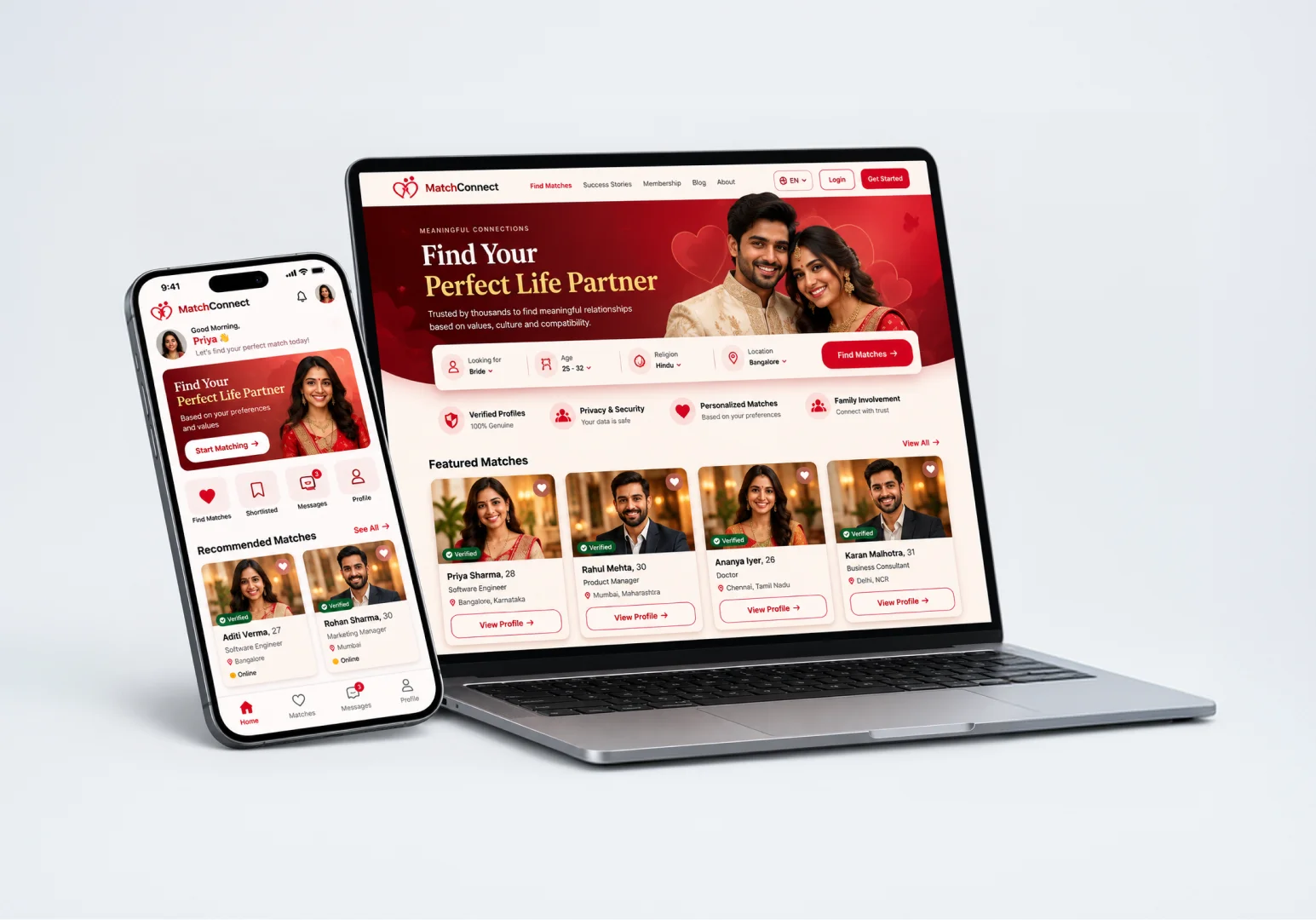 Matrimonial App Development Solution
