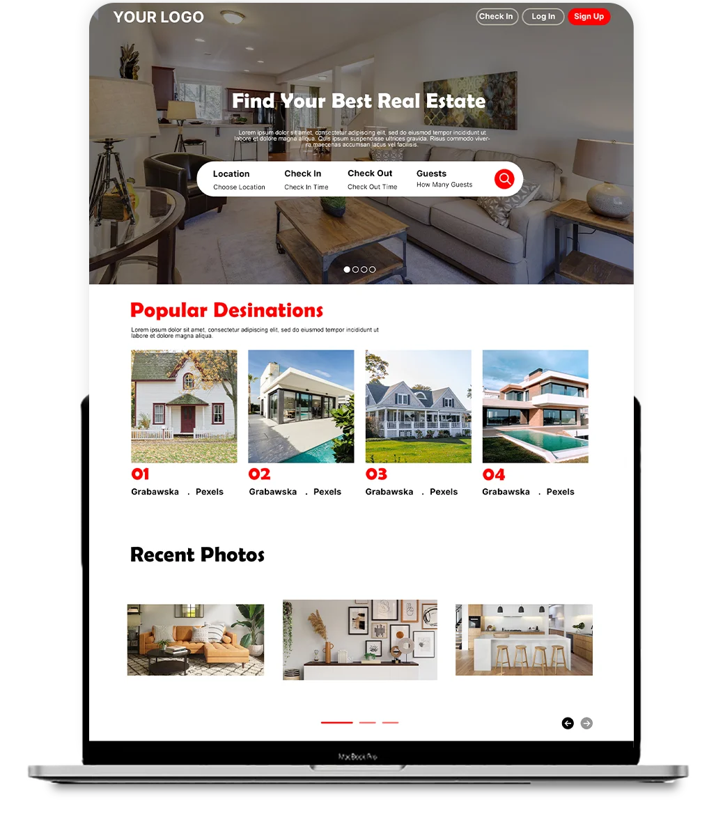 real estate web development services